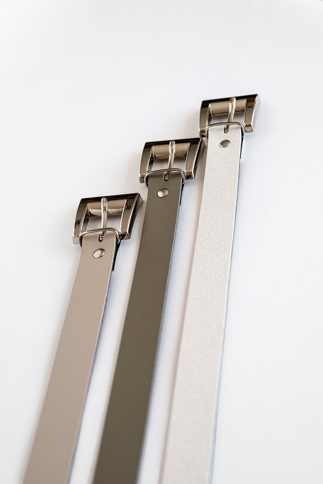 Nickel Beige Belt