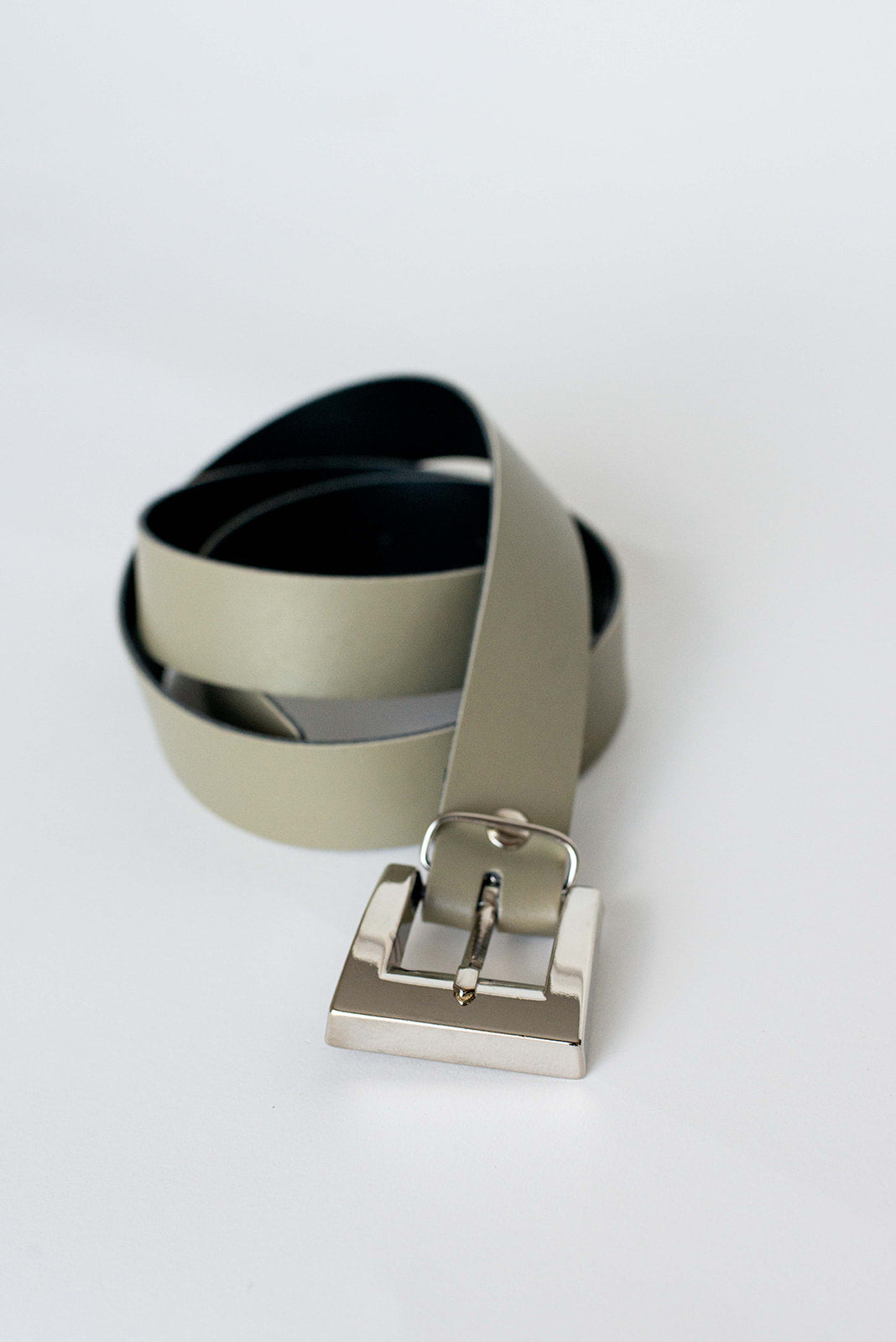 Nickel Olive Belt